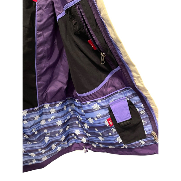 L.L. Bean Vintage Winter Ski Jacket Size Medium Wiamba Hooded Snowboard Clean - Picture 7 of 9